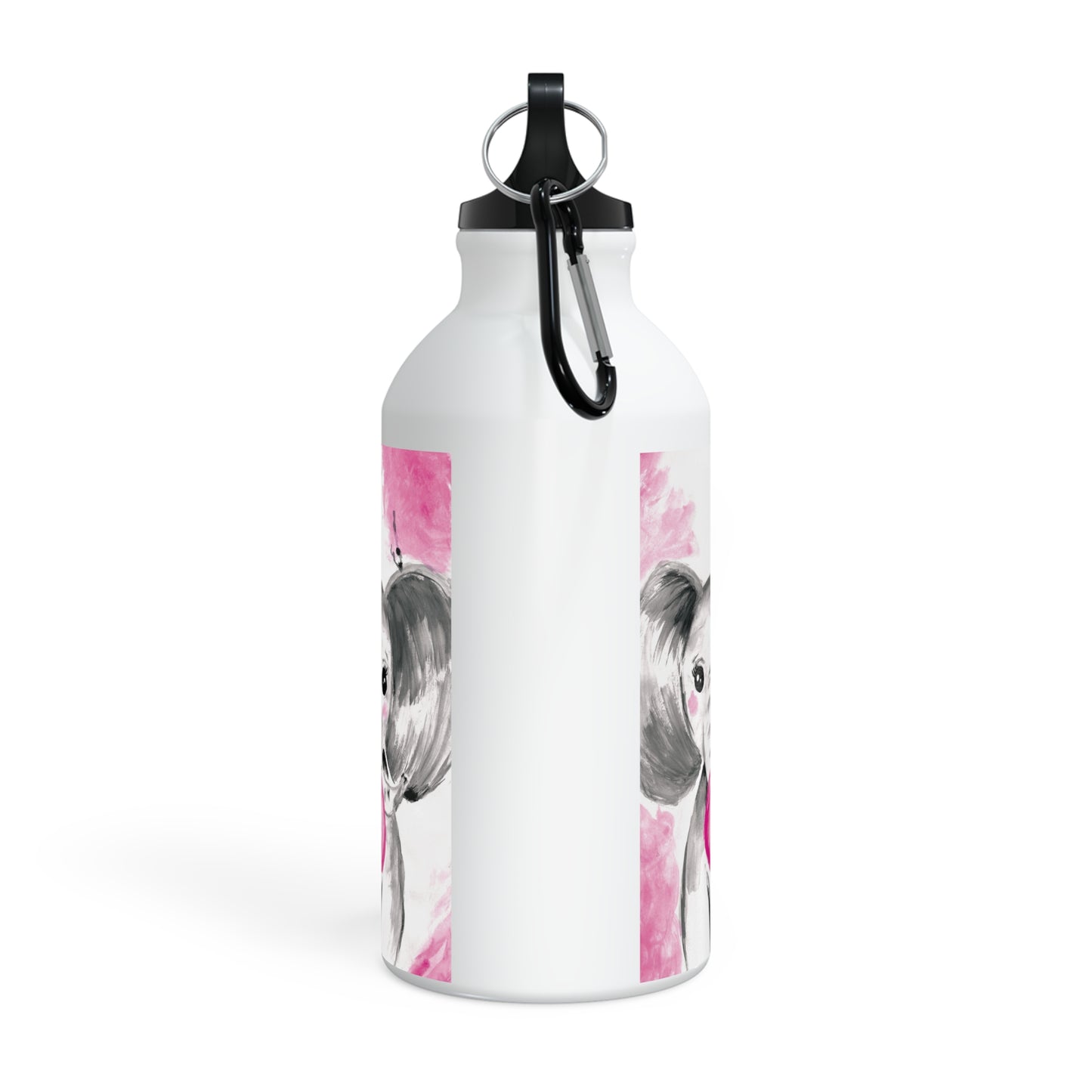 Little Elephant with pink bubblegum without AI - Oregon Sport Bottle