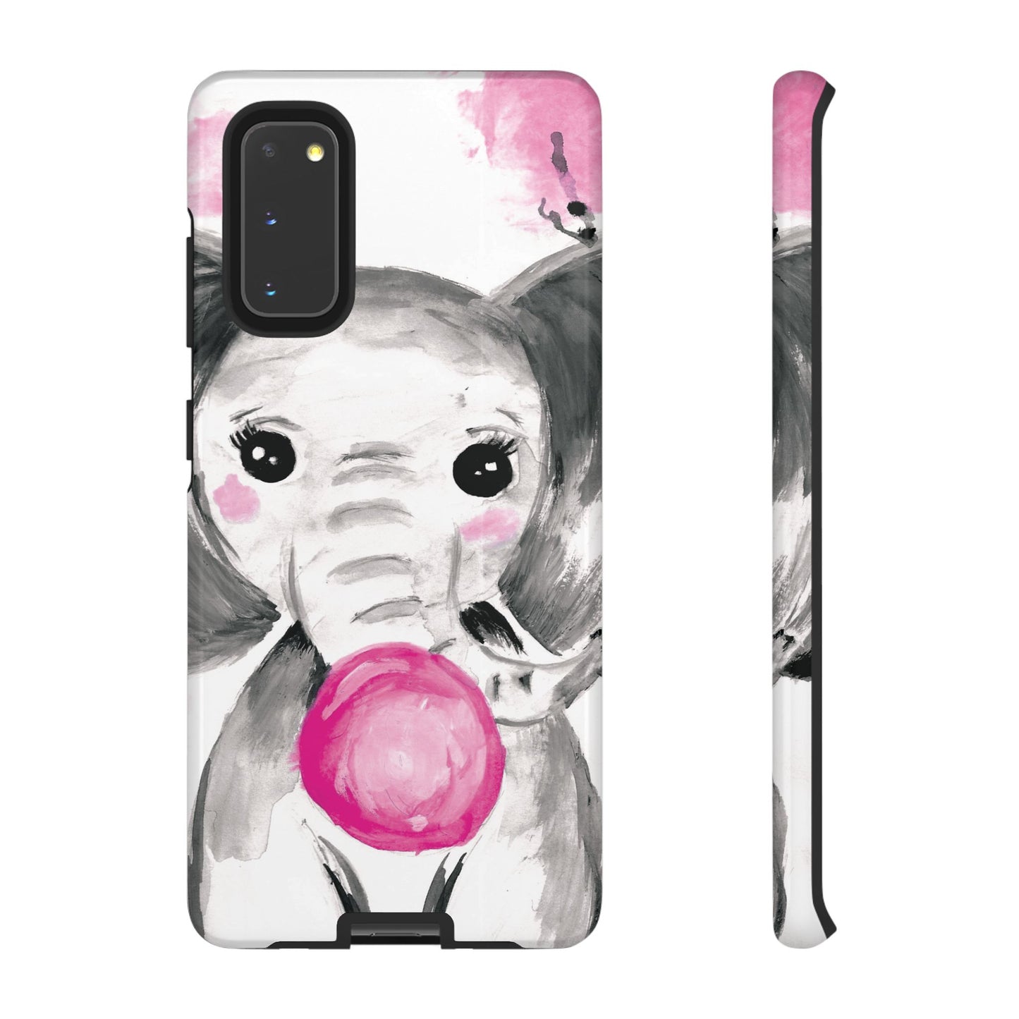 Little Elephant with punk bubblegum without AI - Tough Cases
