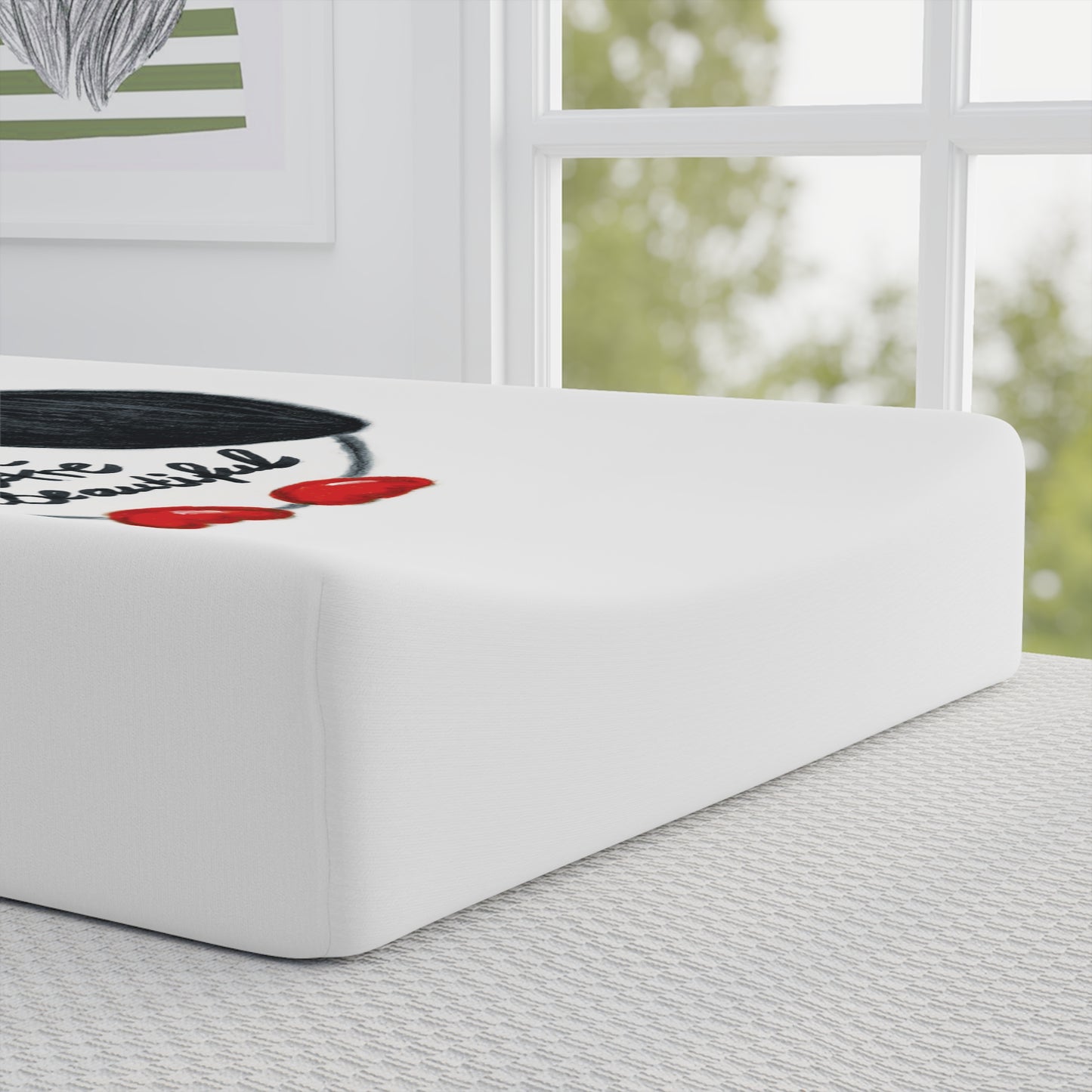 Little penguin beautiful - Baby Changing Pad Cover