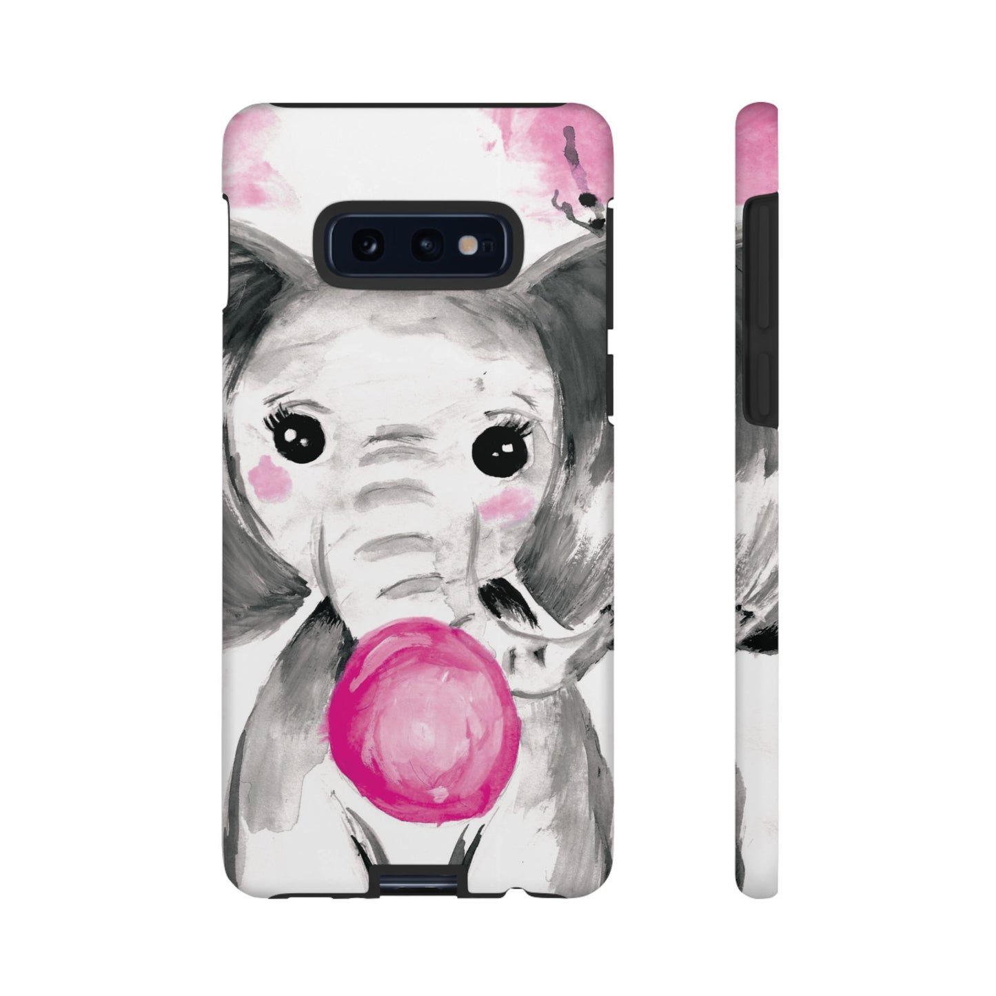 Little Elephant with punk bubblegum without AI - Tough Cases