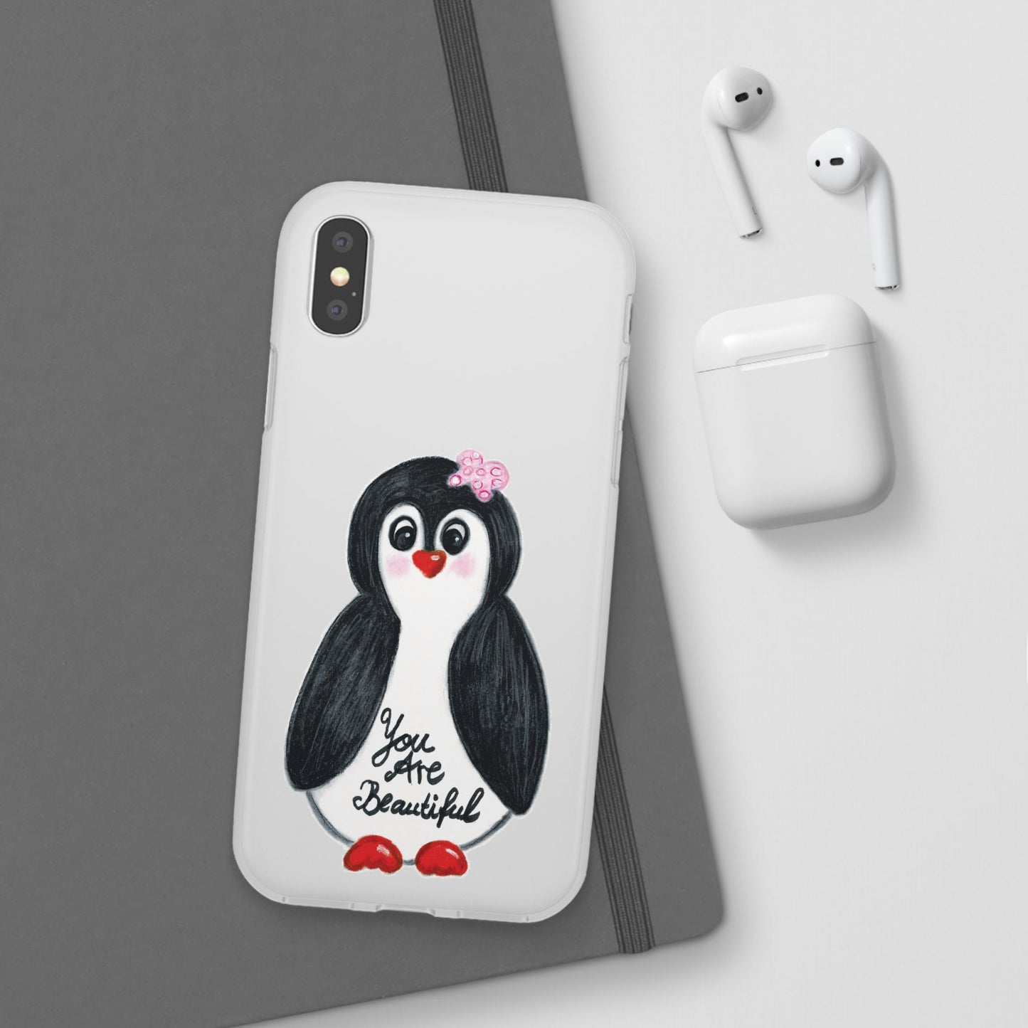 Little penguin beautiful - Flexi Cases