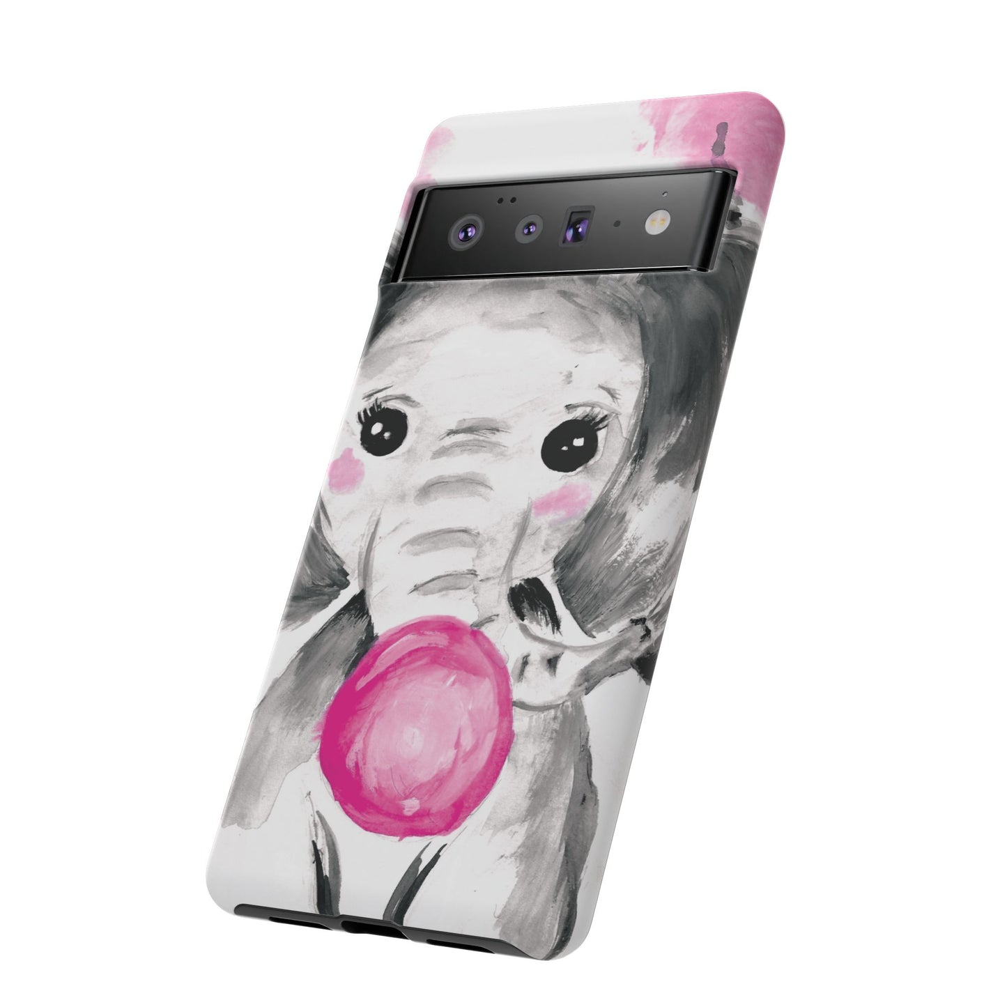 Little Elephant with punk bubblegum without AI - Tough Cases