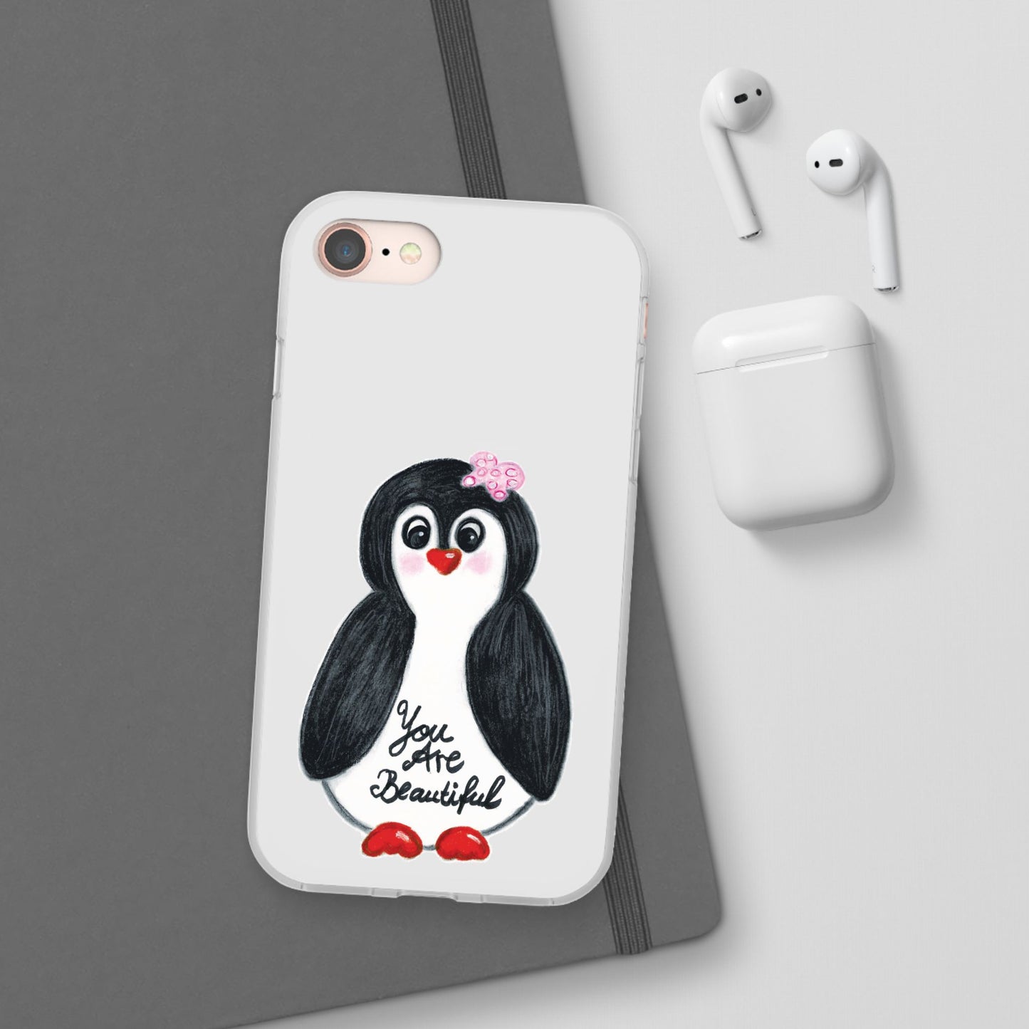 Little penguin beautiful - Flexi Cases